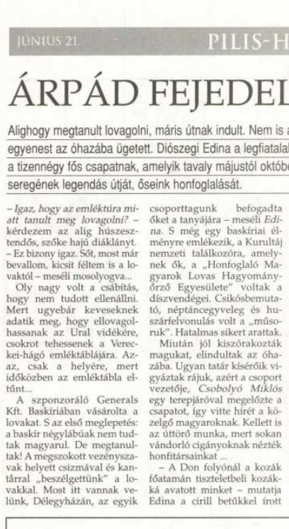 Szentendre és Vidéke 1996. június 21. X. évfolyam 21. szám